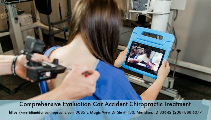 Image of Patient Comprehensive Evaluation Car Accident Meridian Idaho Chiropractic 